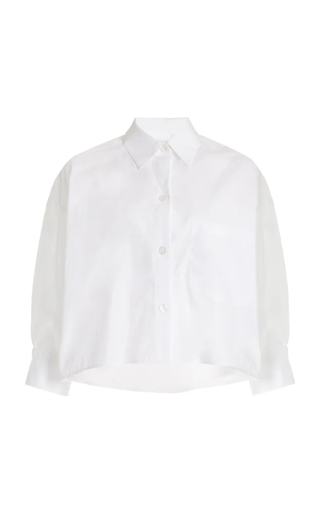 Soon To Be Ex Cropped Cotton Shirt