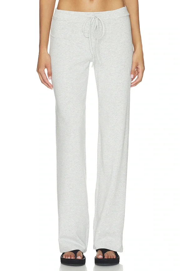 Cotton Jersey Straight Leg Pant