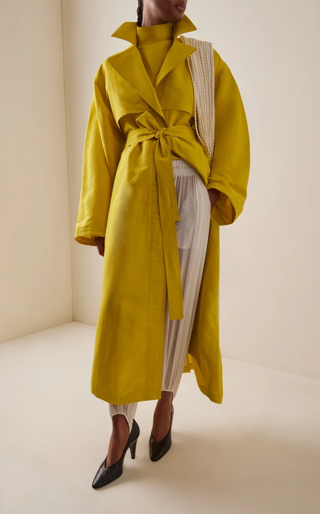 Poplin Trench Coat