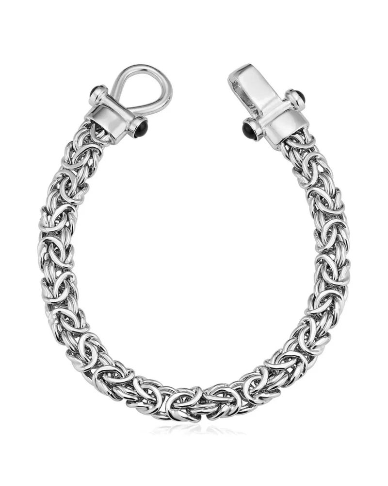 Sterling Silver Byzantine Artisan Bracelet