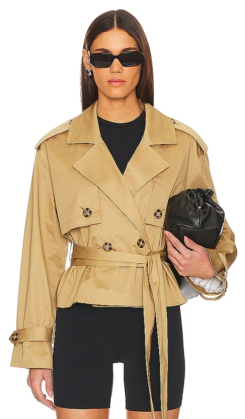 The Cropped Charles Trench Coat