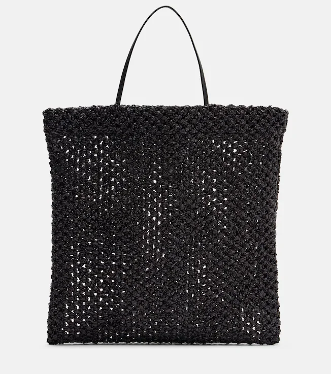 Barn Small raffia tote bag
