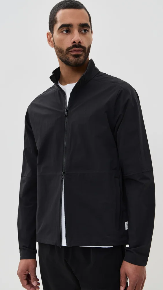 Nylon Oxford Team Jacket (Black)