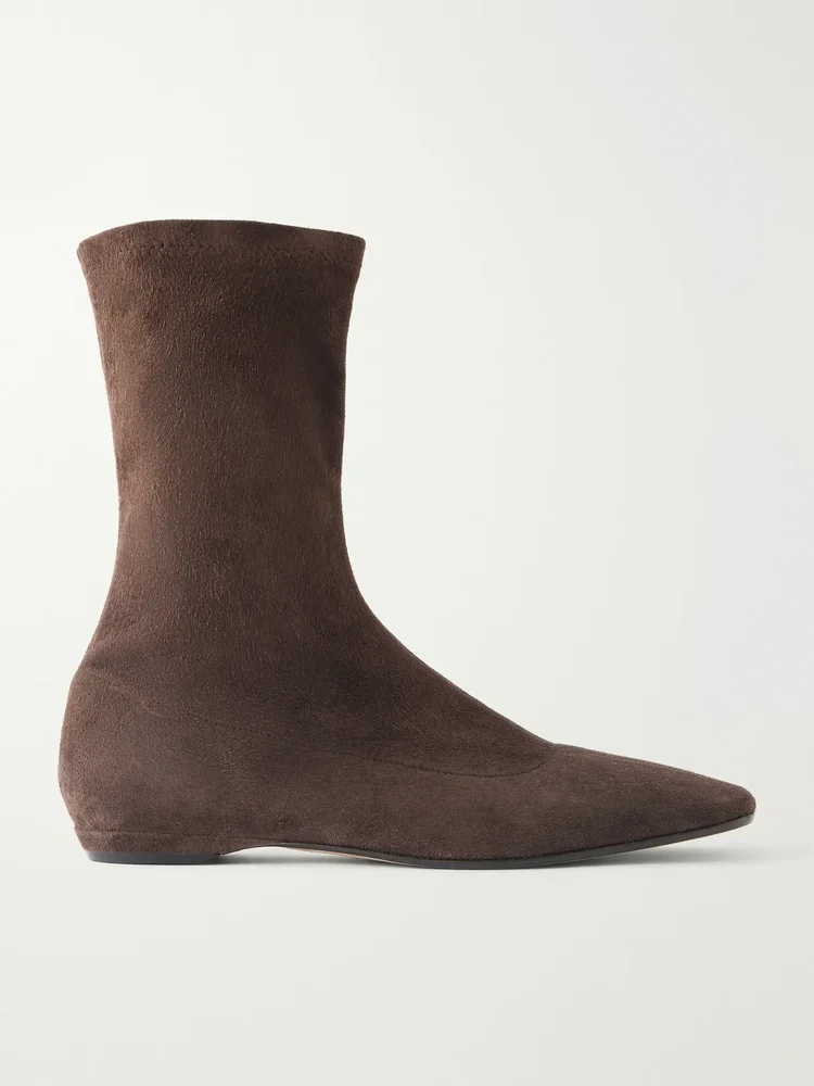 Cindy Suede Ankle Boots