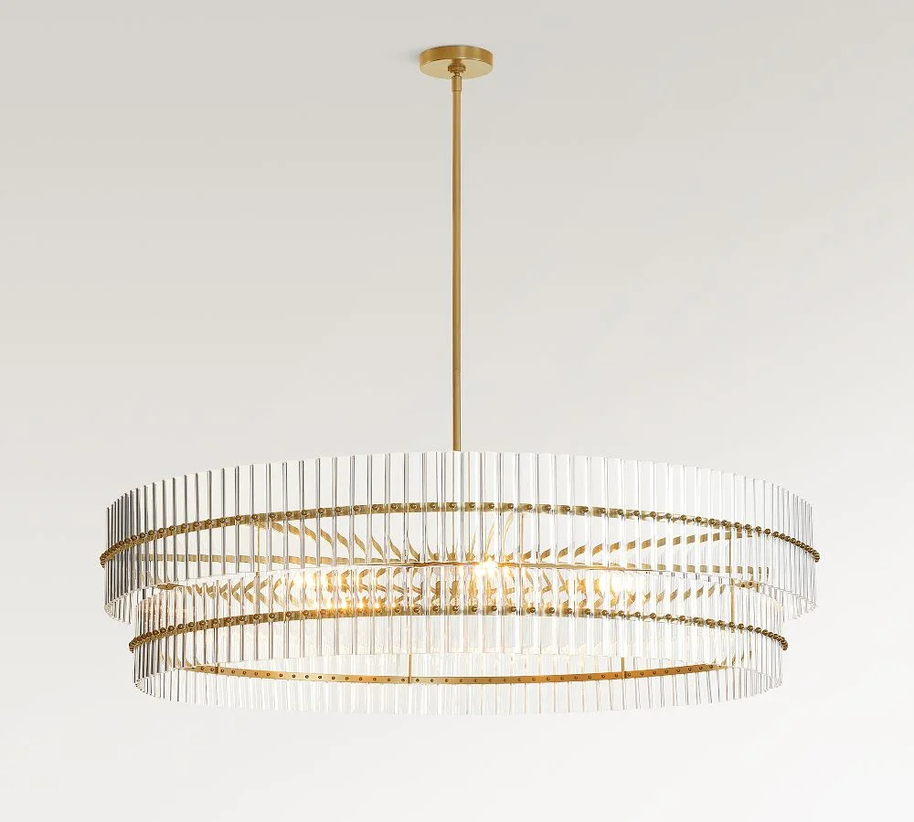 Mallory Crystal Round Chandelier (30-48 in)