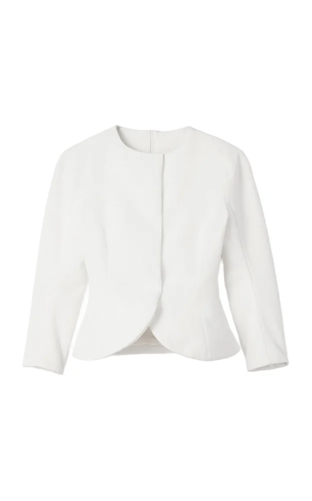 The Palmier Crepe Jacket