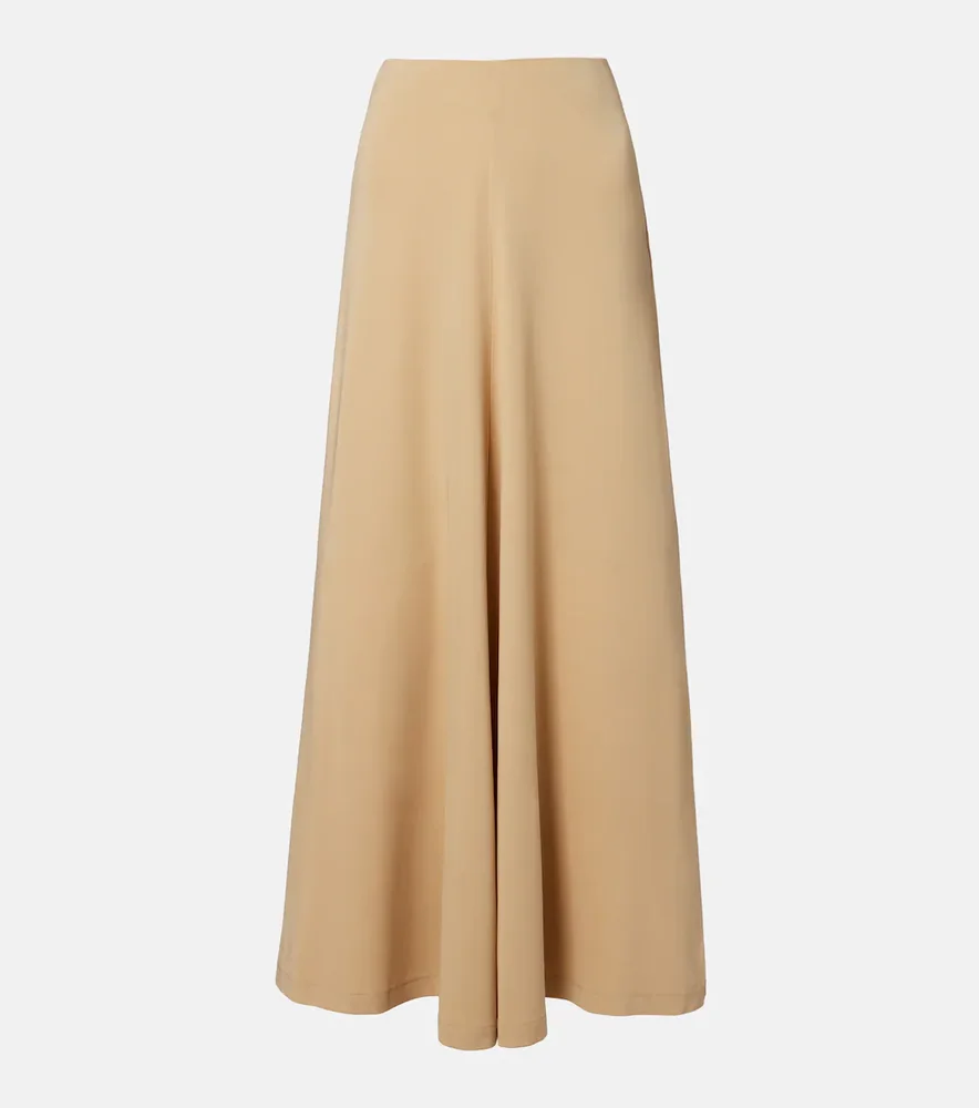 Jersey maxi skirt