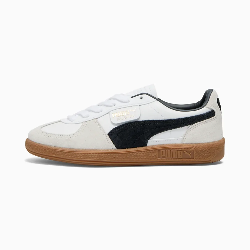 Palermo Leather Women's Sneakers (PUMA White-Vapor Gray-Gum)