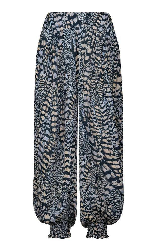 Whisper Motion Silk Wide-Leg Pants