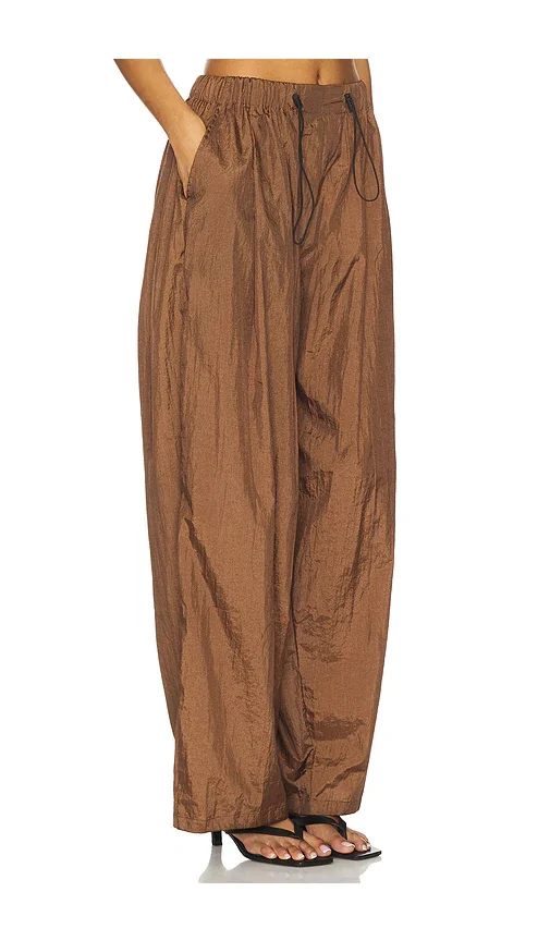 Parachute Draped Wide-Leg Pant SWF