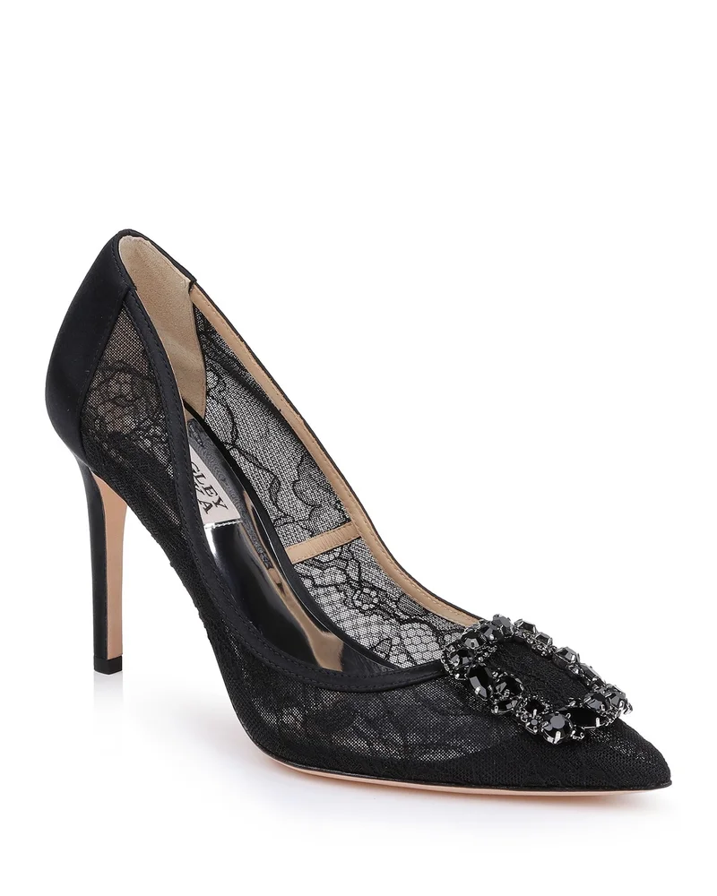 Women's Cher III Satin & Lace Stiletto Pumps