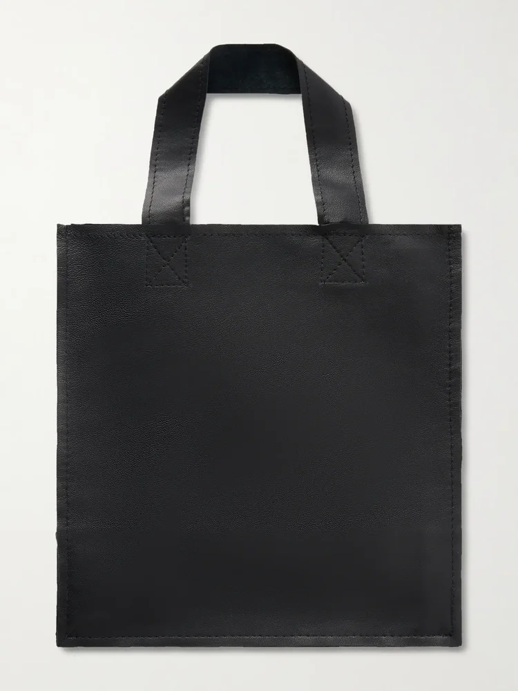 Birthday leather tote
