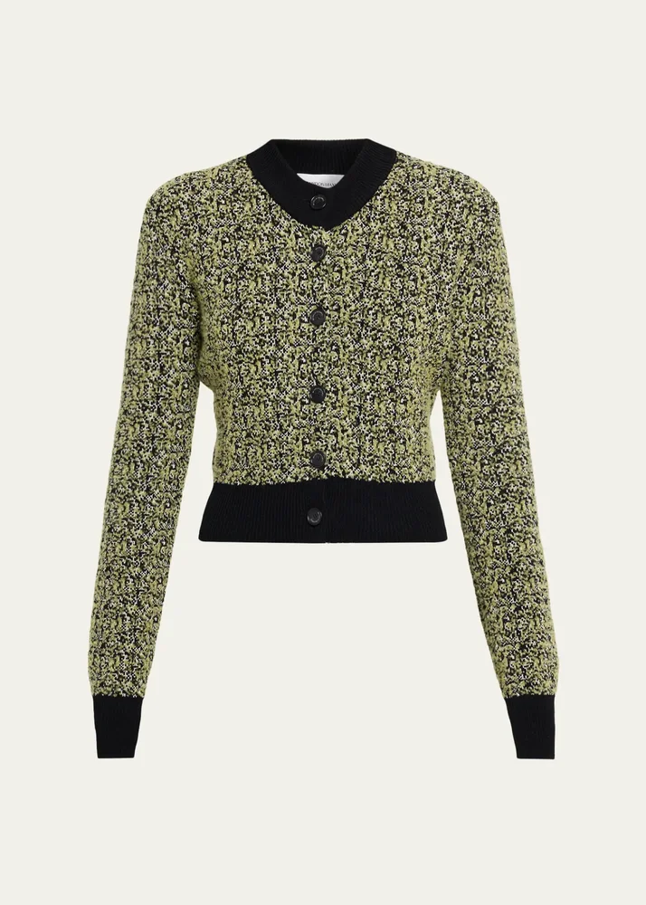 Aubrey Melange Knit Cardigan