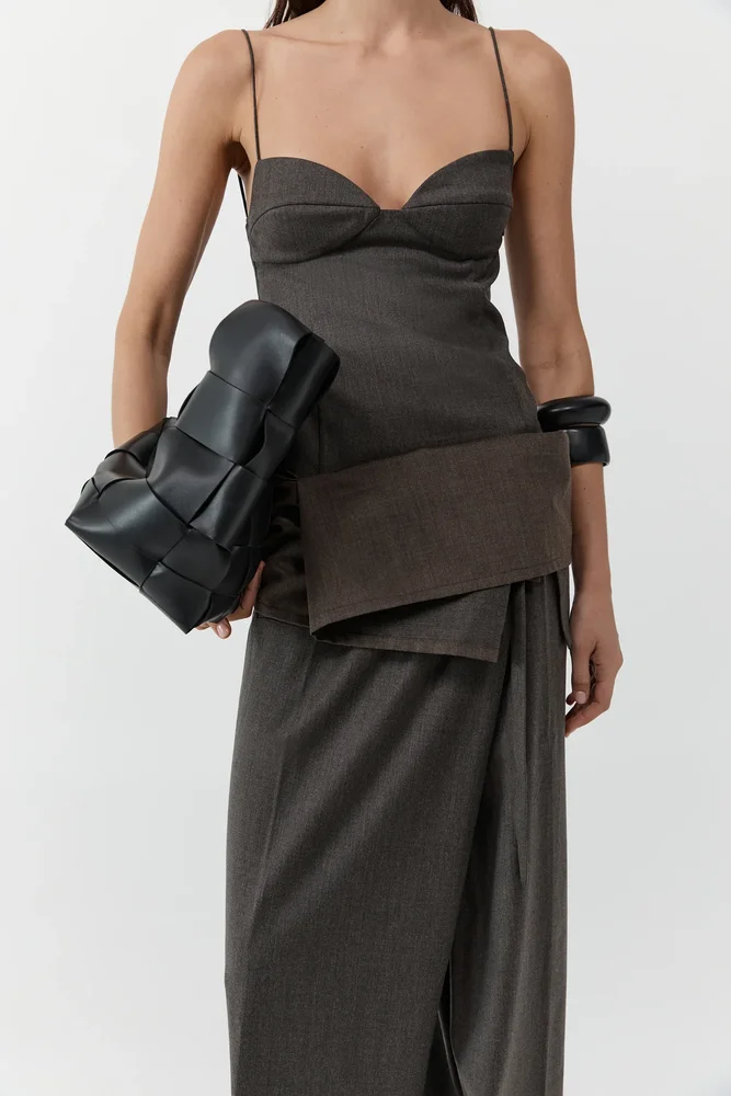 Wool Cami - Mulch