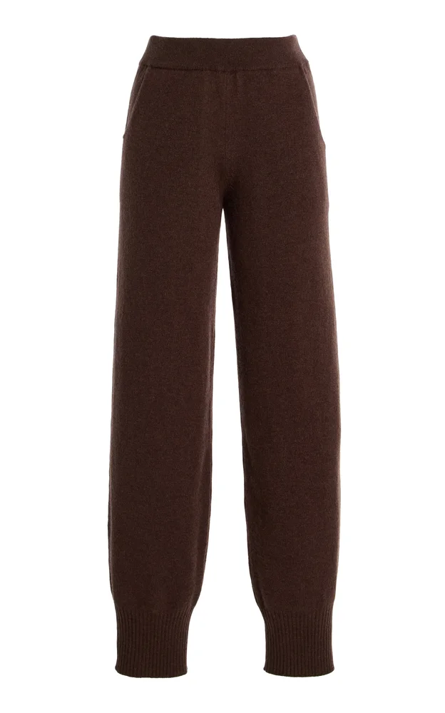 Heritage Travel Cashmere Wide-Leg Pants