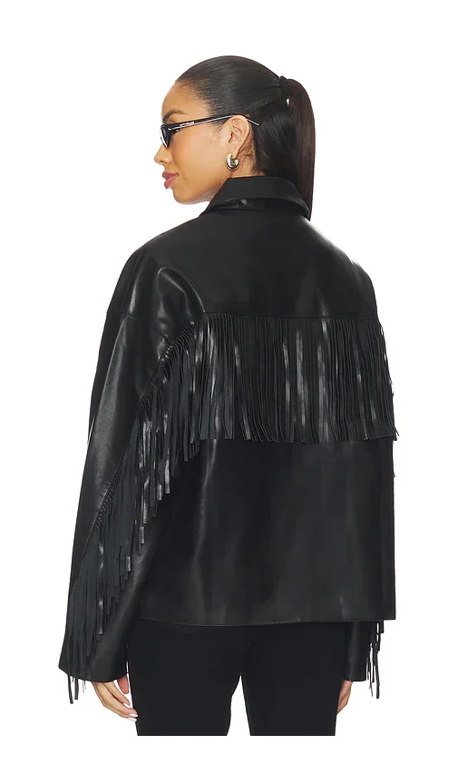 Mia Faux Leather Jacket