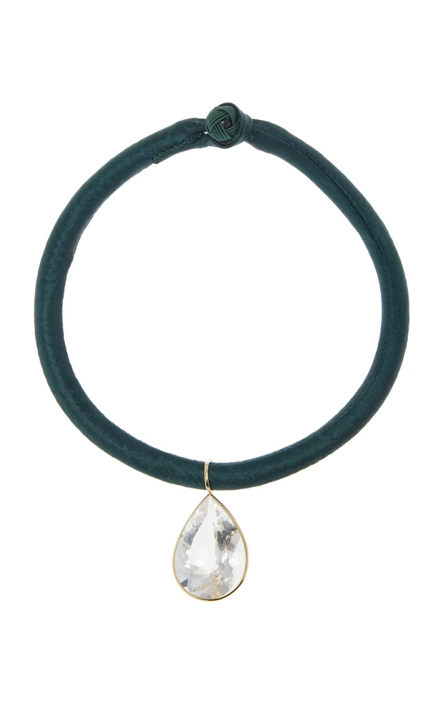 Yvonne Crystal Silk Necklace