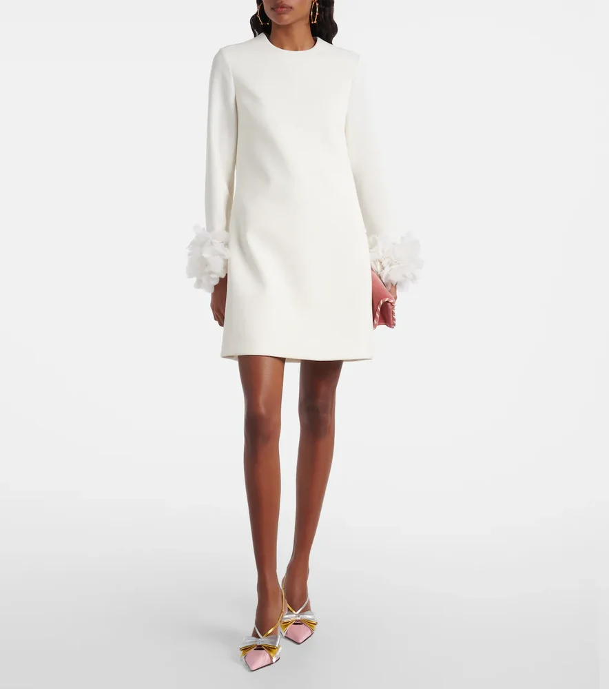 Crêpe minidress