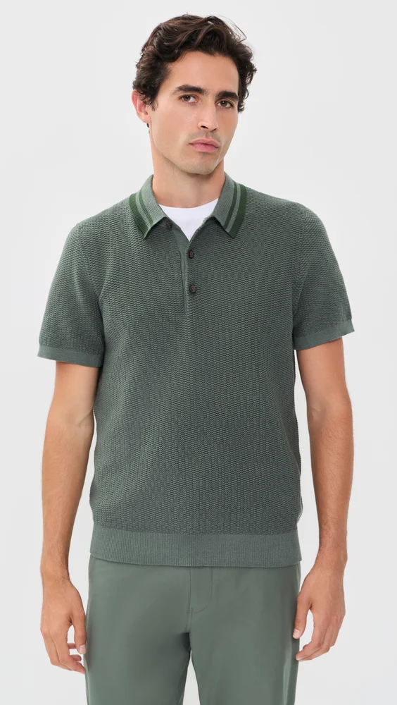 Fine Knit Sweater Polo