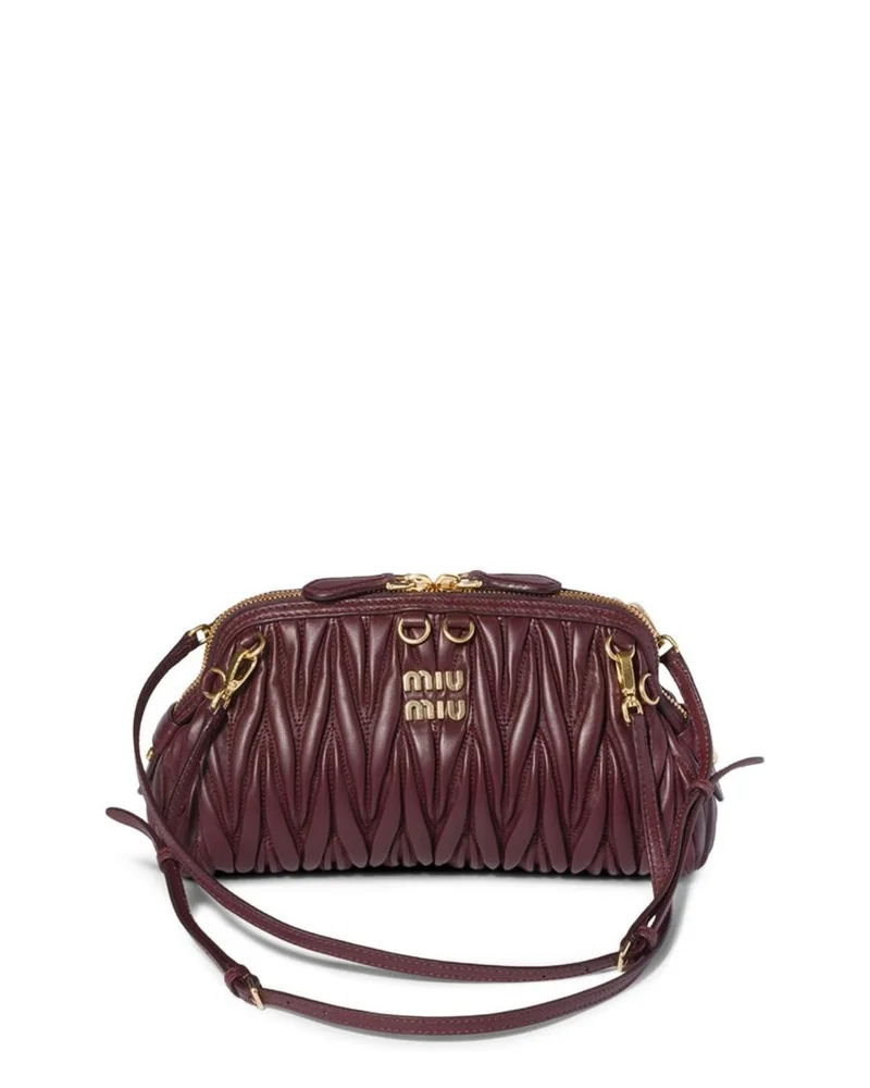 Caprice Matelasse Nappa Leather Clutch