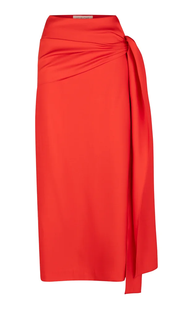 Helena Layered Silk Maxi Skirt