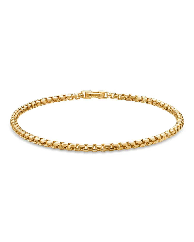 Bel Aire Box Chain Bracelet in 18K Gold