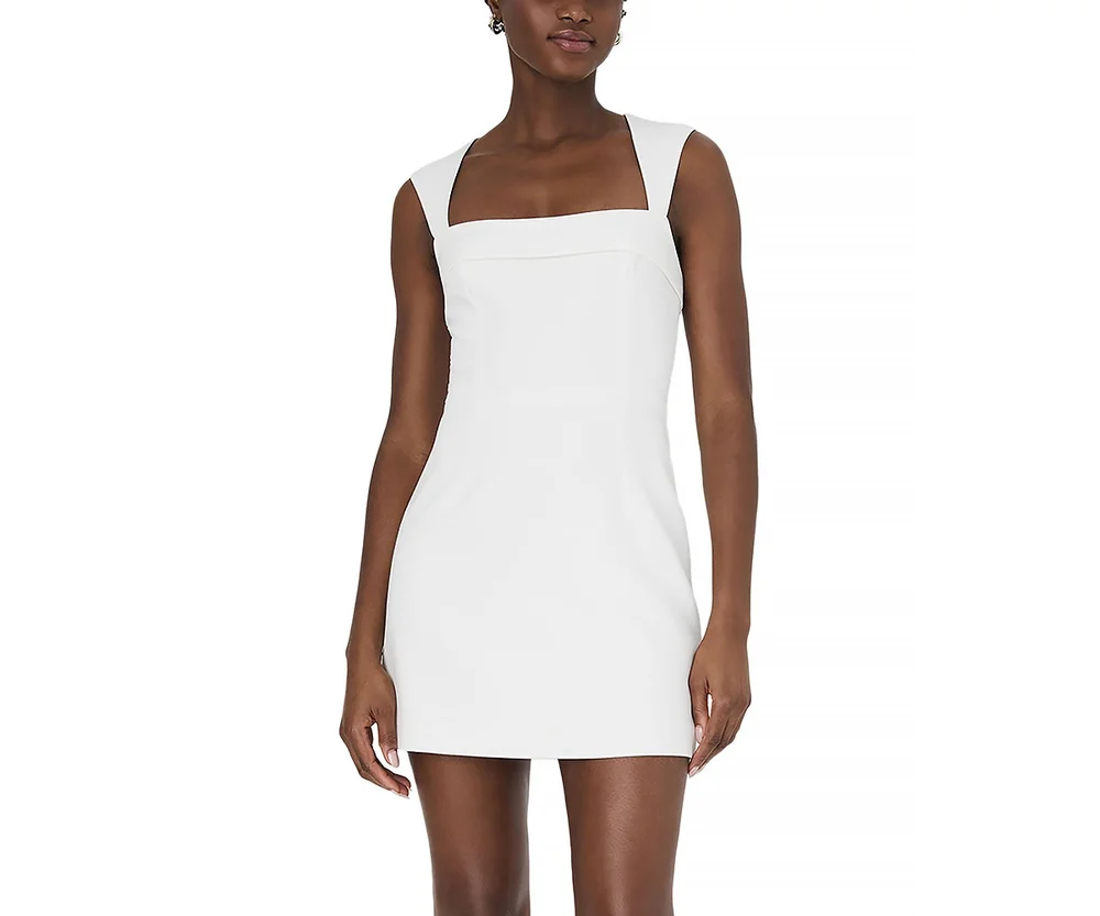 Whisper Square Neck Mini Dress
