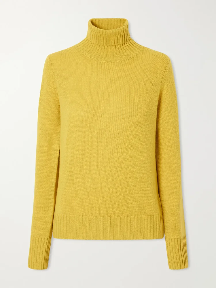 Turtleneck cashmere sweater