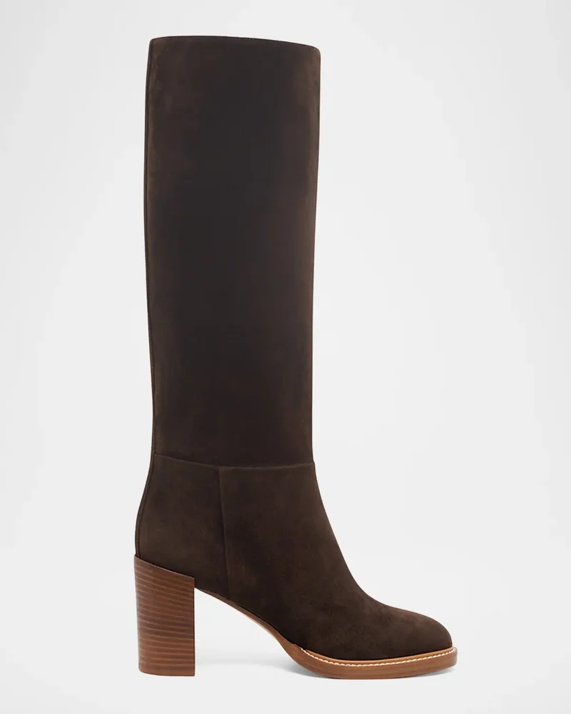 Bocca 75MM Suede Knee-High Boots