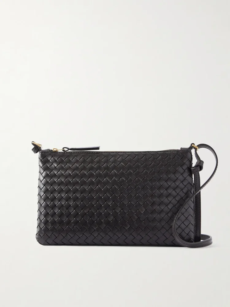 Gemellini Intrecciato leather shoulder bag