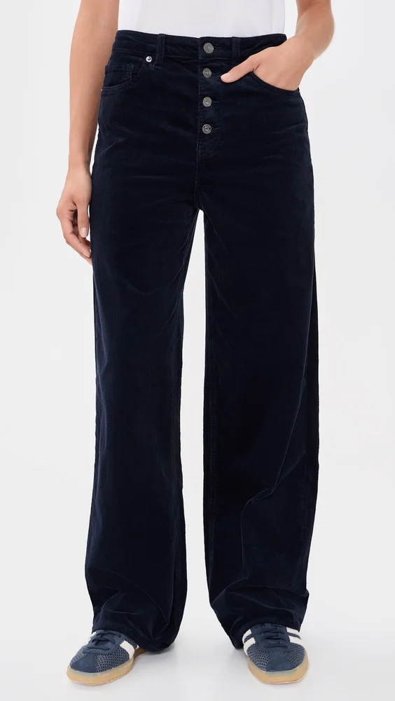 Vintage Wide Corduroy Pants