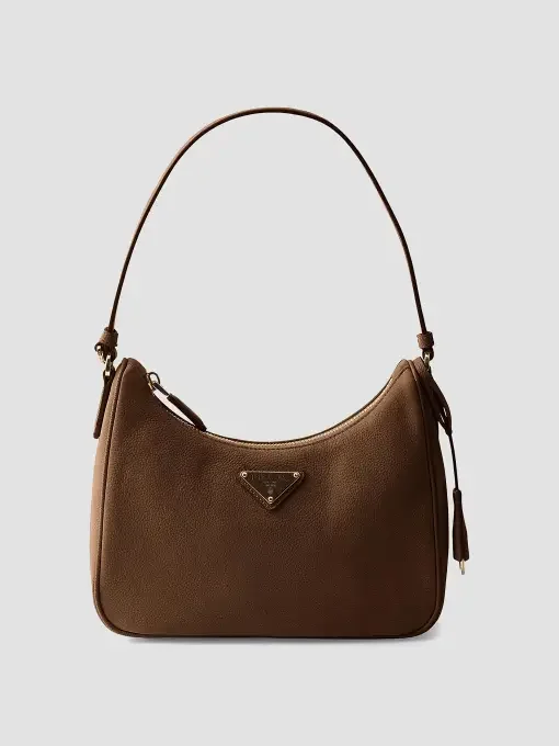 Re-Edition 2005 Nubuck and Saffiano Leather Shoulder Bag