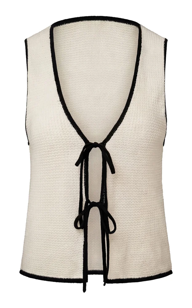 Knitted Linen Tank Top