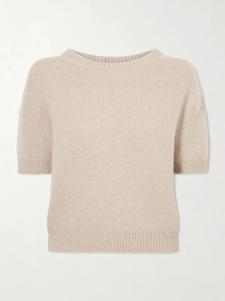 Golden cashmere sweater