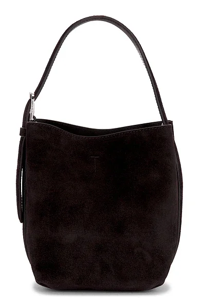Petite Belted Suede Tote Bag