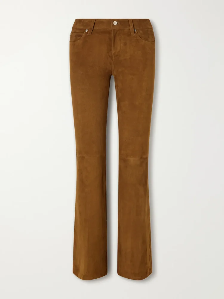 The Rodeo suede flared pants
