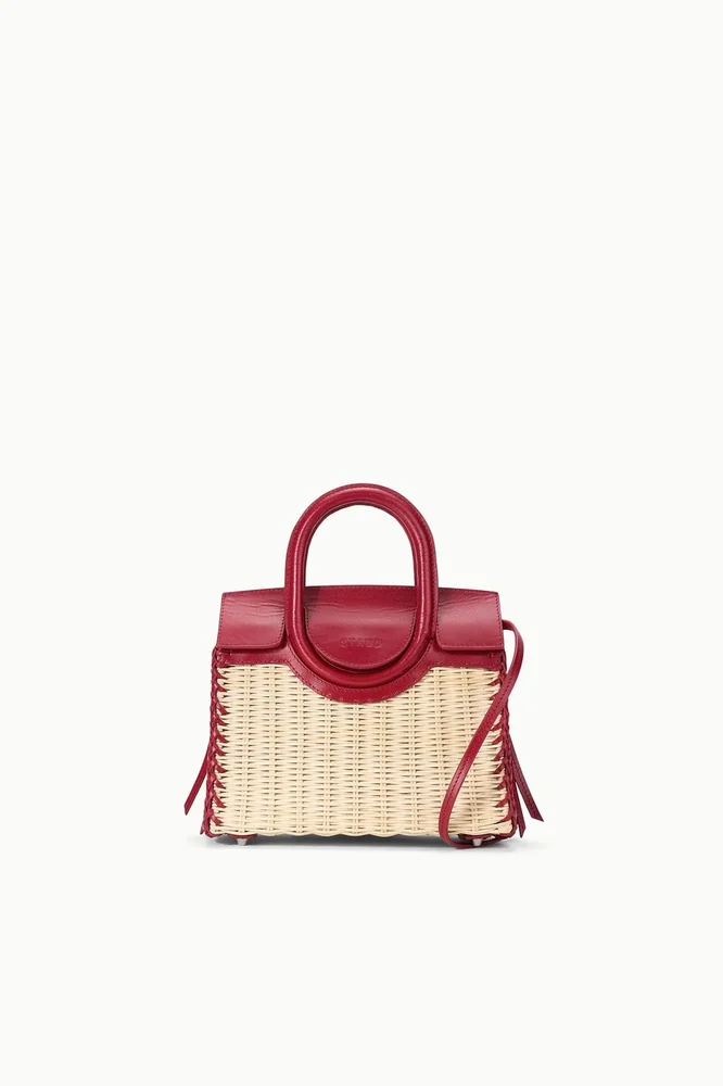 MAUDE MINI WICKER CARRYALL