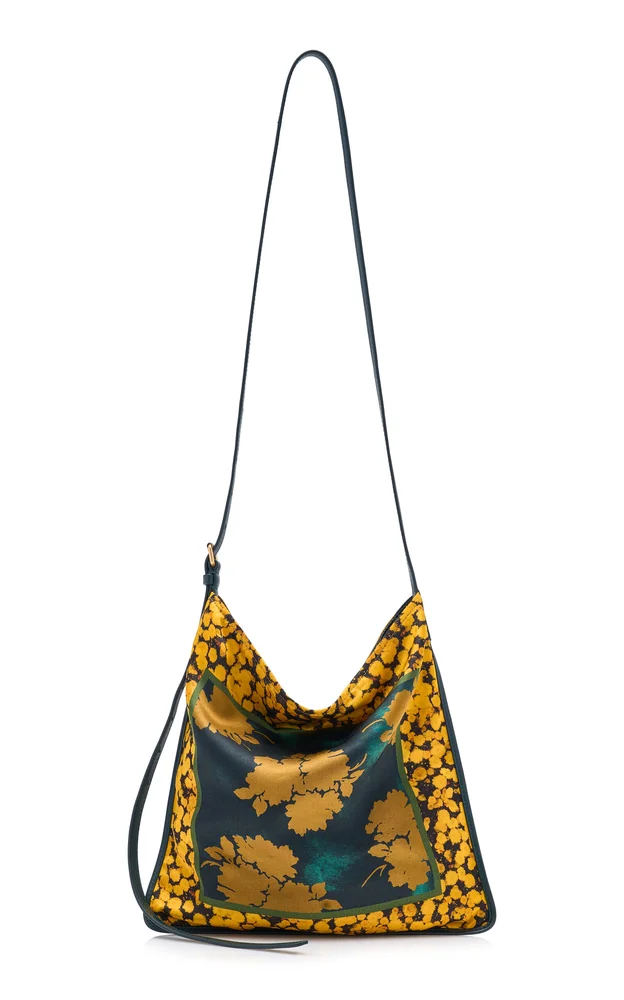 Large Scarf Print Shoulder Bag