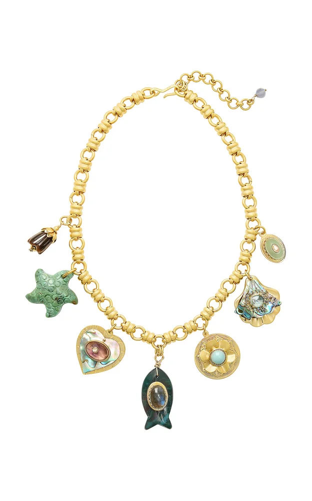 Mermaid Parade 24K Gold-Plated Necklace