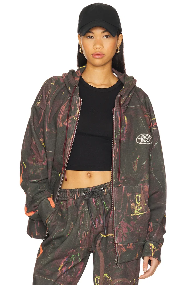 Dauer Zip Up Hoodie