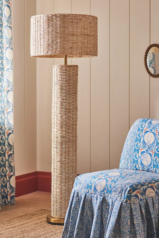 Cirebon Rattan Floor Lamp