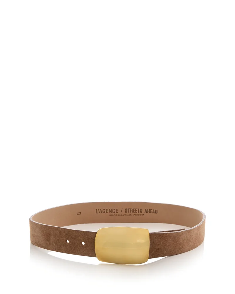 Milou Domed Suede Belt