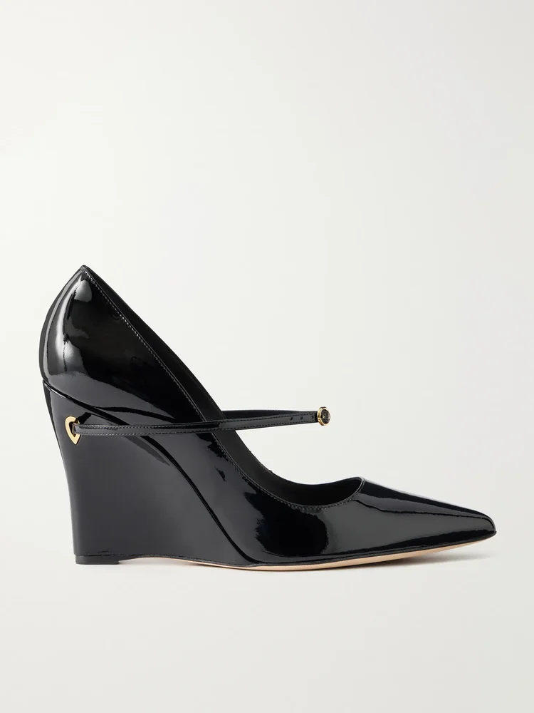 Lorenzo 105 patent-leather pumps