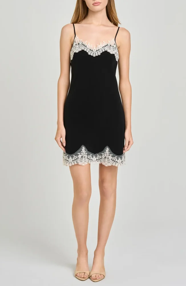 Isabelle Lace Trim Slip Dress
