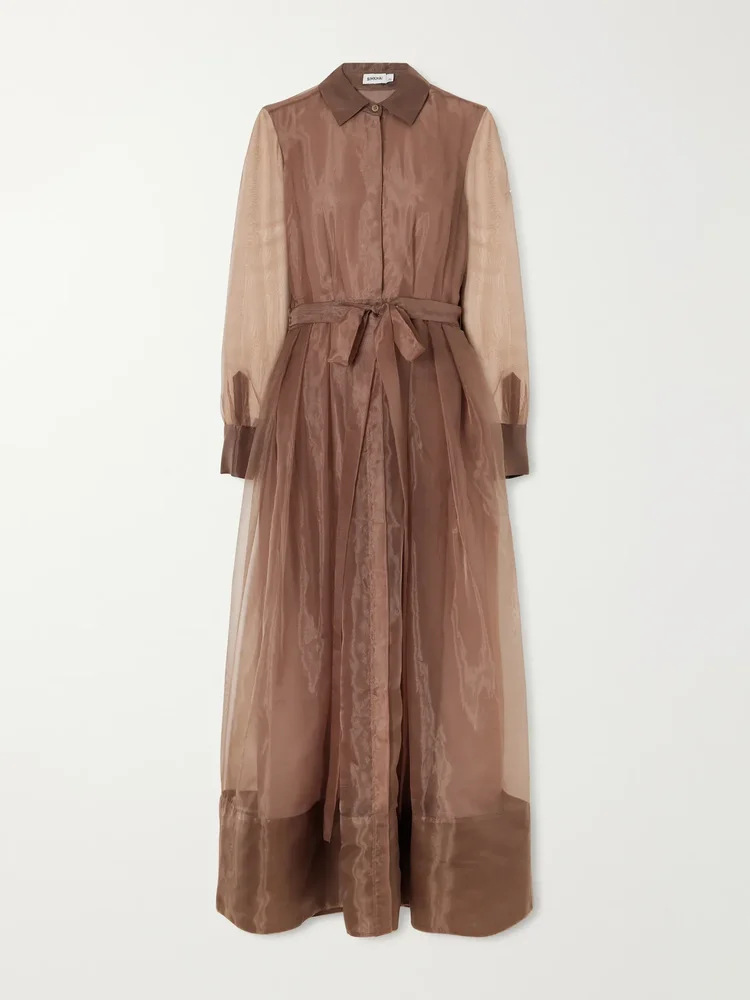 Montgomery Belted Organza Gown