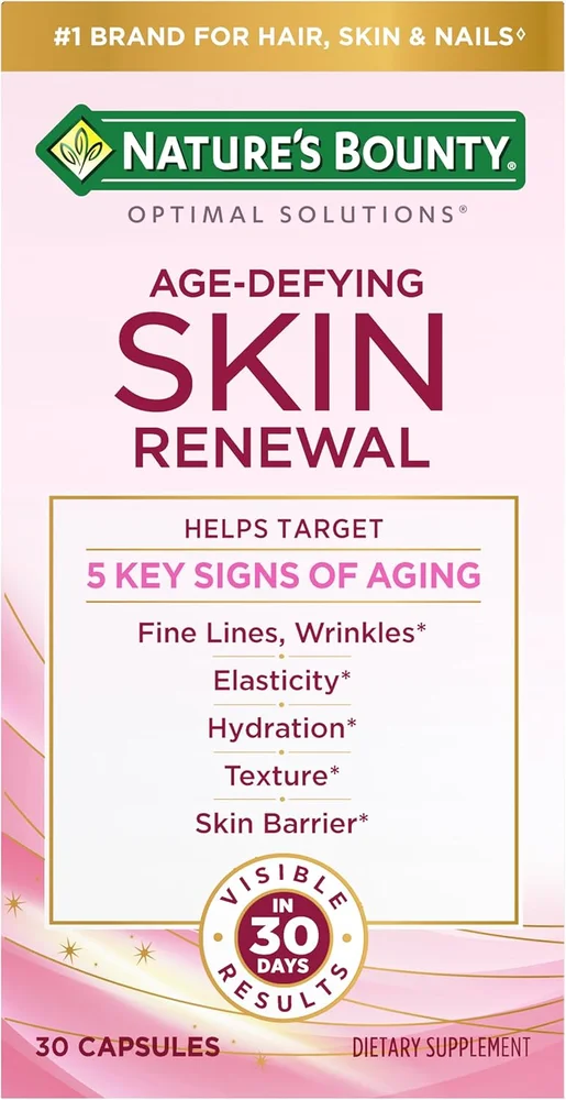 Optimal Solutions Age-Defying Skin Renewal Capsules
