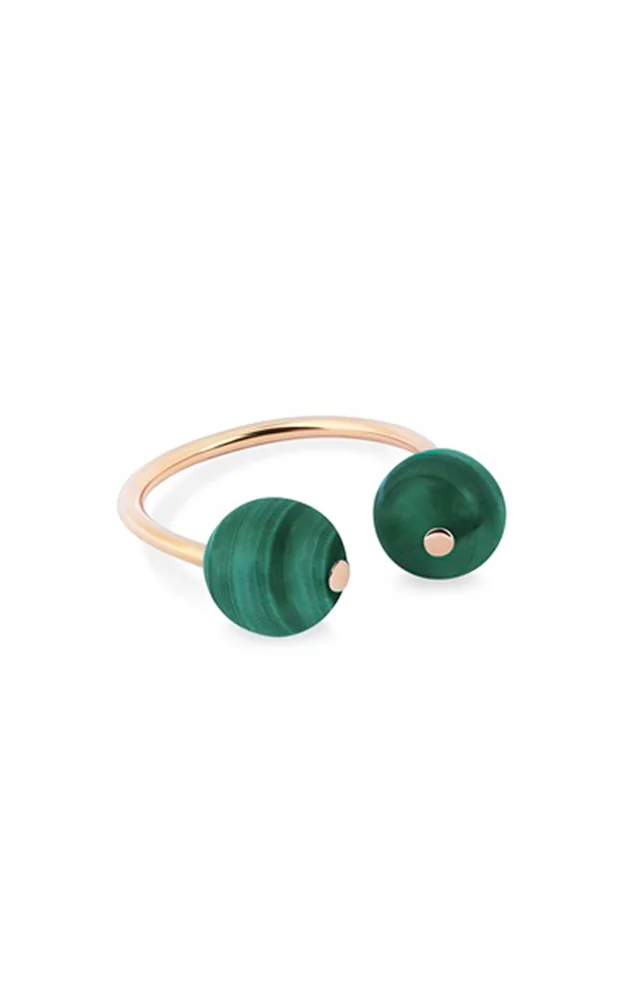 Malachite Bubble Ring