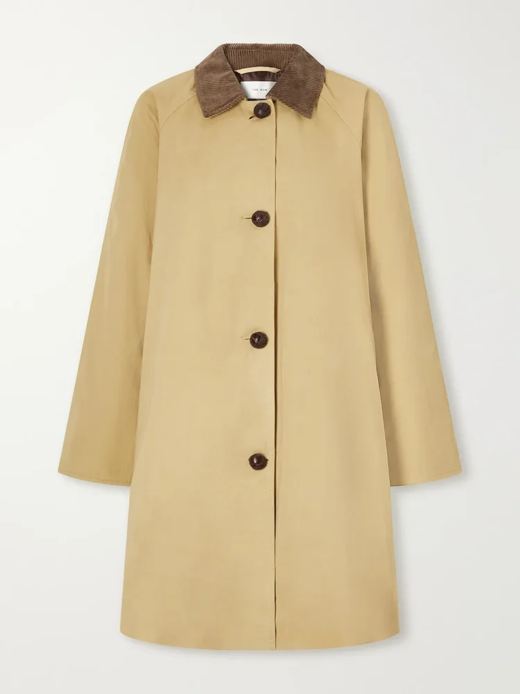 Ina cotton-gabardine coat