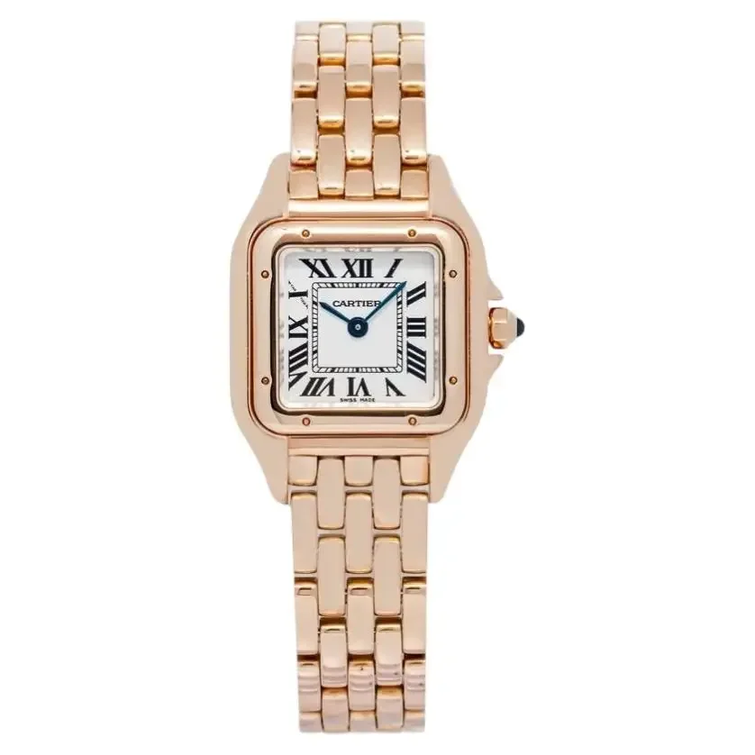 Pre-Owned Panthère de Cartier 4025 WSPN0006 18K Rose Gold White Dial Watch, 23mm
