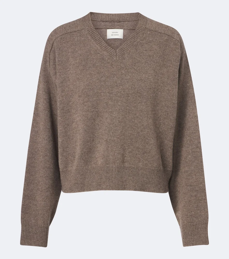 Anzor cropped cashmere sweater